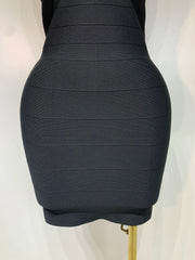 Crisscross Halter Bodycon Mini Dress
