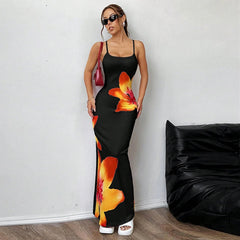 Vibrant casual patchwork mini dress with V-neck and ruffles.
