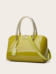 Large Capacity Structured Satchel Bag