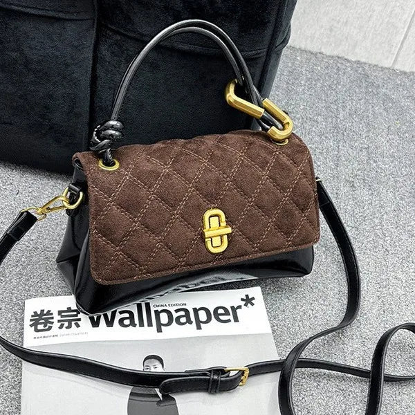 structured flap handbag for women,
