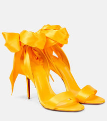 Satin Bow Stiletto Heels