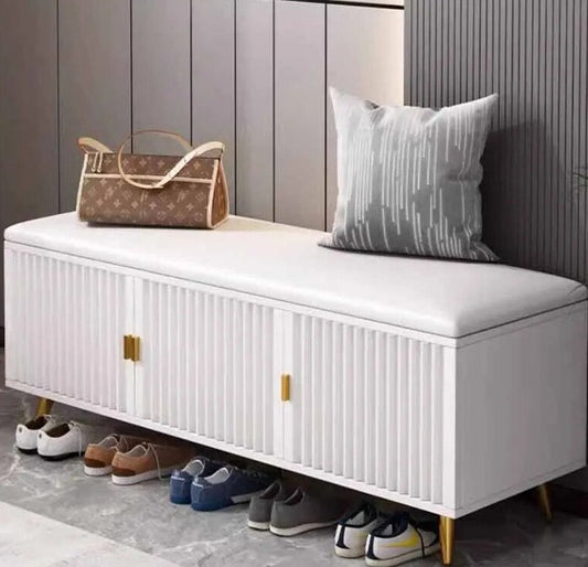 Waterproof Living Room Shoe Cabinets Dust Proof Modern Bench