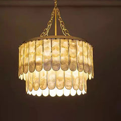 French Shell Chandelier Hanging Lighting