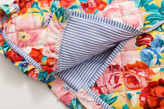 Floral Print Quilted Jacket