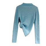 Long Sleeve Inner Wear Soft Glutinous Mink Wool Sweater