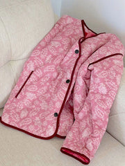 Paisley Print Quilted Jacket