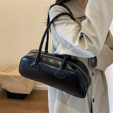 Pu Leather Zipper Shoulder Bags for Women