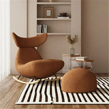 Fluffy Elastic Lazy Rocking Chair Salon Home Furniture