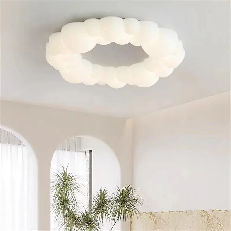 LED white Circle Bubble Ceiling Lamp