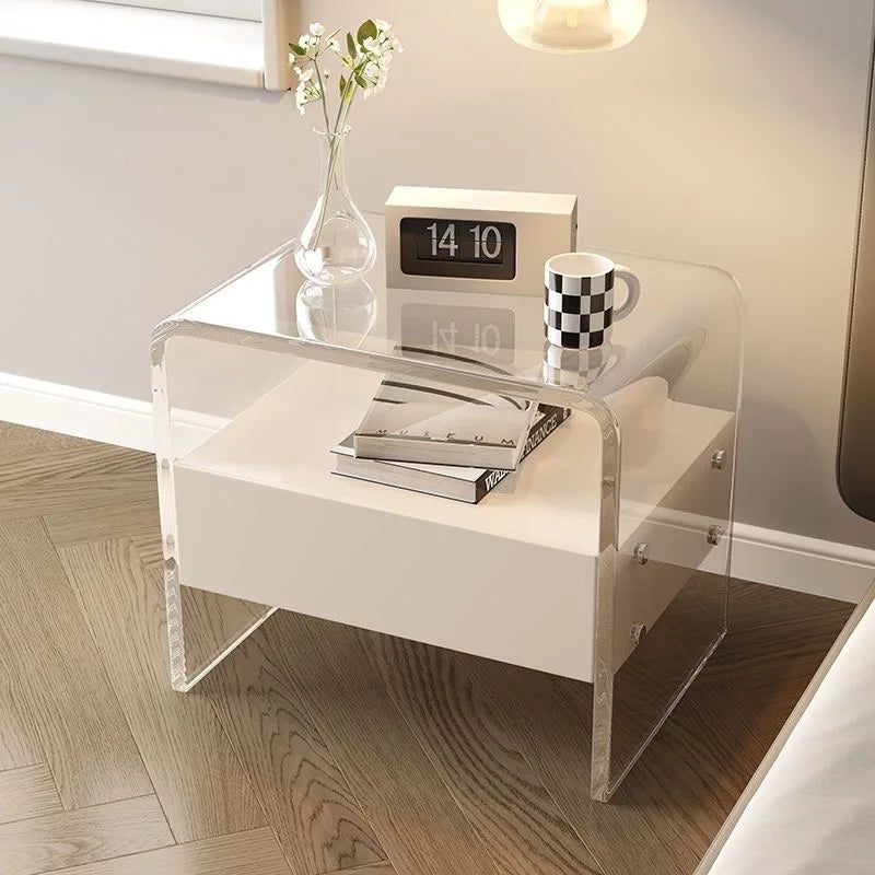 Smart Nightstand Bedside Table Space Saving Furniture