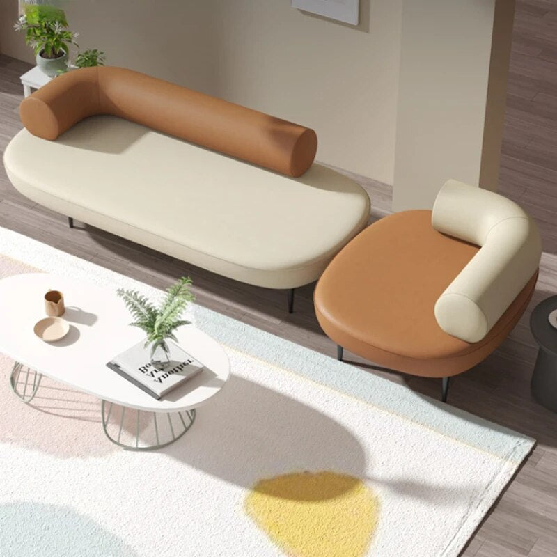 Modern Cushions Couch Long Cozy Corner Sofa