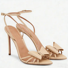 Bow Detail Thin Heel Sandals
