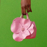 Flower Design Women's Soft Handbag