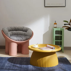 Round Living Room Coffee Side Table