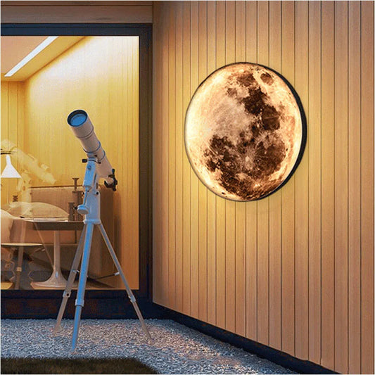 Moonlight Led Wall Lamp Background Decor Creatives 