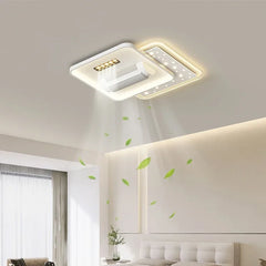 Ultrathin Bladeless Quiet Invisible Fan Light