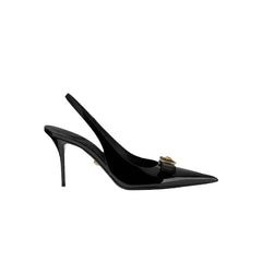 Pointed Toe Slingback Heels