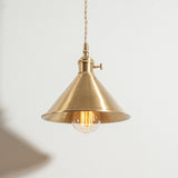 Loft Retro Industrial Ceiling Brass Hanging Lamp