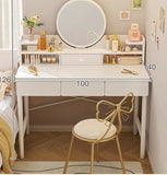 Corner Storage Mirror Vanity Tables Chair Drawer