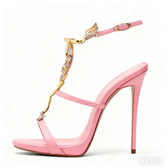 Scorpion Embellished Stiletto Heels