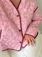 Paisley Print Quilted Jacket