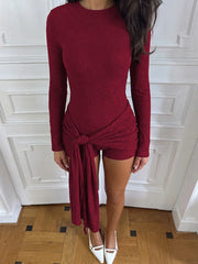 Red long sleeve Romper 
