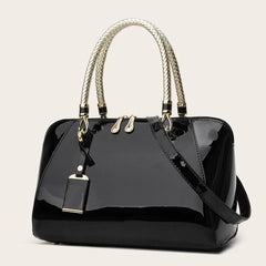 Large Capacity Structured Satchel Bag