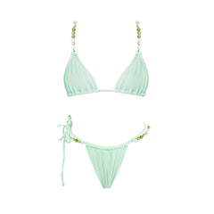 Gradient Bikini and Cover-Up Set
