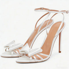 Bow Detail Thin Heel Sandals