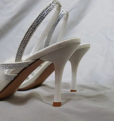 Faux Fur Bow Stiletto Heels