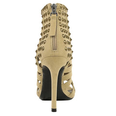 Studded Strappy Gladiator Stiletto Heels