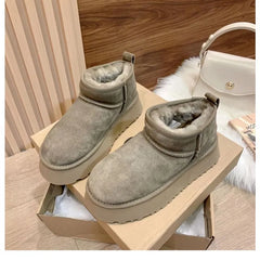 Anti-skid Snow Boots Women's Short Boots Warm Winter Shoes