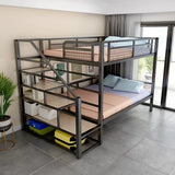 Multifunctional Wrought Iron Elevated Loft Bunk Bed.