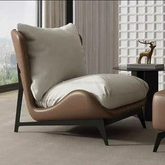 Single Chaise Upholstered Reading Recliner Accent Chair