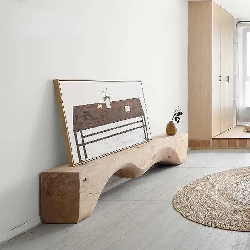 Innovative Wooden Minimalistic Floor TV Cabinet