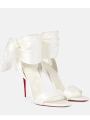 Satin Bow Stiletto Heels