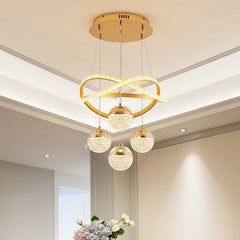 Circular Dimmable Internal Lines LED Ceiling Light