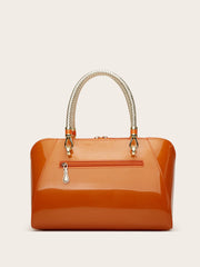 Large Capacity Structured Satchel Bag