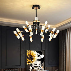 Modern Pipe Pendant Led Chandeliers Ceiling Lamp