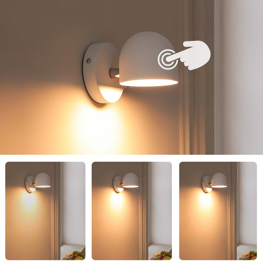 350° Ratable Touch Dimming Switch EU/UL Plug Wall lights 9W LED