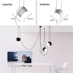 Modern Drum LED Ceiling Spider Pendant light Fixtures