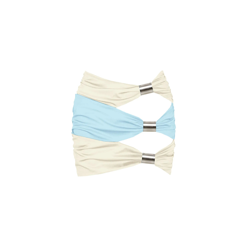 Matching cutout cover-up skirt