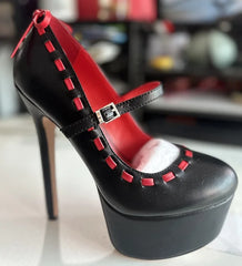Platform Mary Jane Stiletto Heels