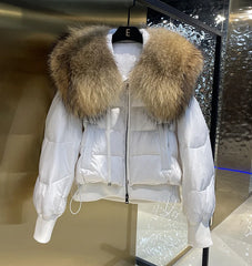 Fur Collar Puffer Jacket