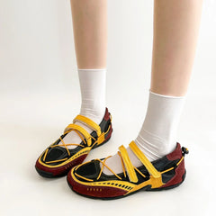 Mesh Strap Mary Jane Shoes