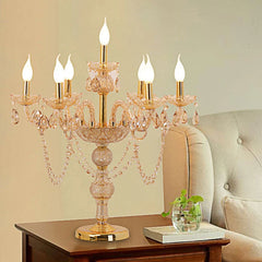 Gold Crystal Decorative LED Table Lamp