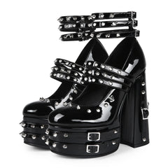Platform Chunky Heel Mary Janes