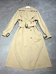Belted Double Breasted Trench Coat