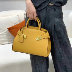 Structured Top Handle Satchel Bag
