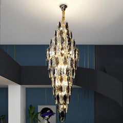 Crystal Large Chandelier Hollow Pendant Light